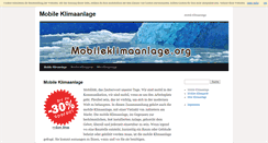 Desktop Screenshot of mobileklimaanlage.org