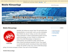 Tablet Screenshot of mobileklimaanlage.org